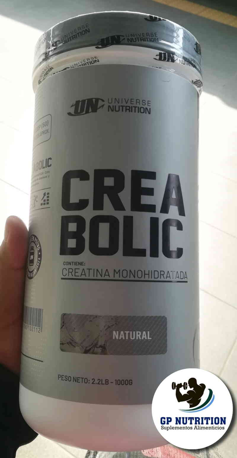 CREABOLIC CREATINA MONOHIDRATADA 1 KG UNIVERSE NUTRITION