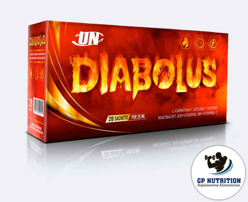 DIABOLUS QUEMADOR DE GRASA 28 SACHETS - UNIVERSE NUTRITION