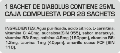 INFORMACIÓN NUTRICIONAL DIABOLUS