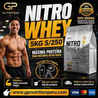 Nitro Whey 5kg Universe Nutrition USA - Masa muscular magra