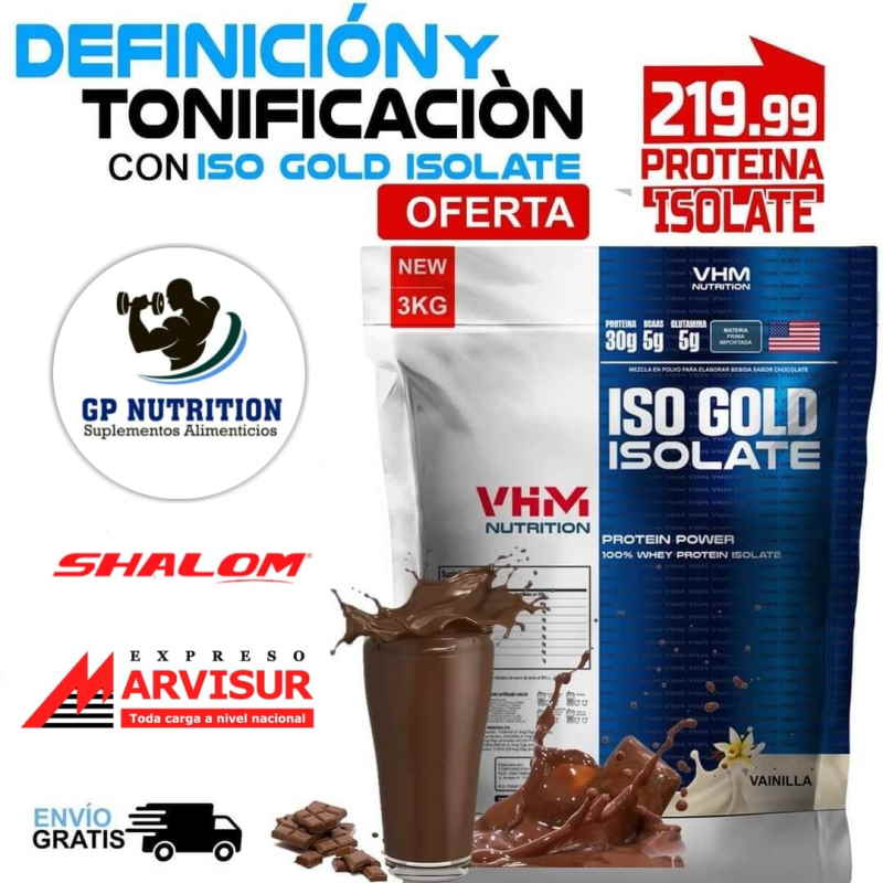 ISO GOLD ISOLATE 3 KG VHM NUTRITION