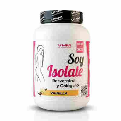 Soy Isolate 2 kg (presentación rosada) Proteína de Soya - VHM Nutrition