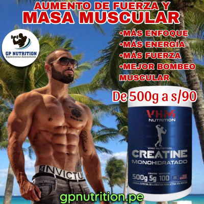 VHM CREATINA MONOHIDRATADA 500G