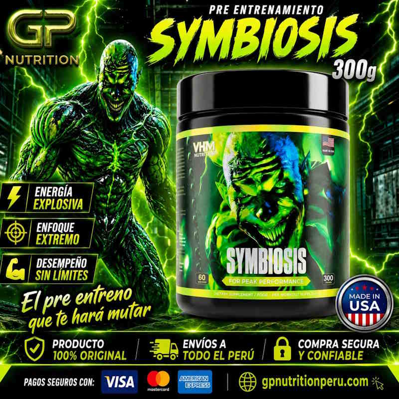 Symbiosis Pre Entreno 300 g / 60 servicios - VHM Nutrition